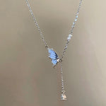 Chic Butterfly Tassel Necklace