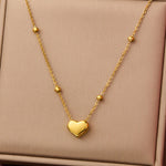 Luxury Gold Heart Jewellery Hamper | Necklace + Chain + Bracelet Gift Set